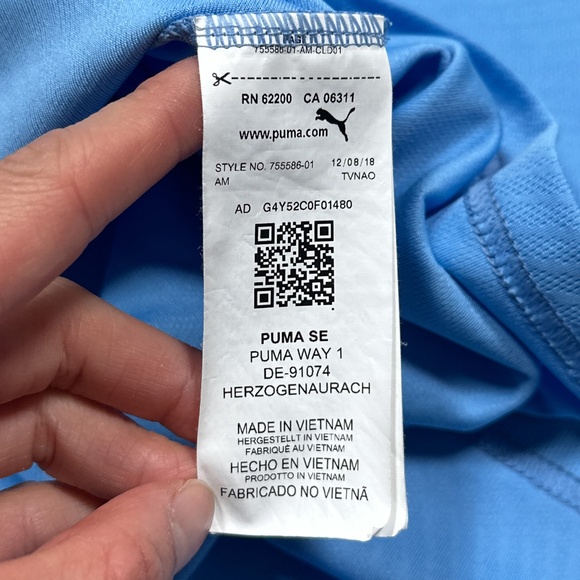 Puma Manchester City 2019-2020 Blue Home Soccer Jersey Mens 2XL - Picture 8 of 11